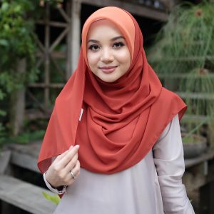 Bawalshawl Brick Orange (Plain)