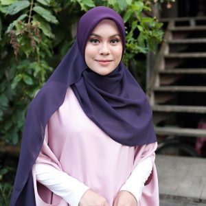 Bawalshawl Dark Purple (Plain)