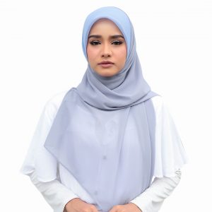 Bawalshawl Blue Iris (Plain)