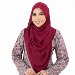 Bawalshawl Maroon (Plain)