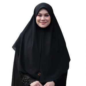 Khimar Maleeka Ebony