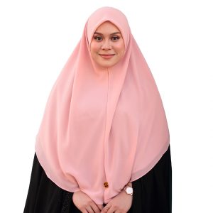 Khimar Maleeka Tangerine